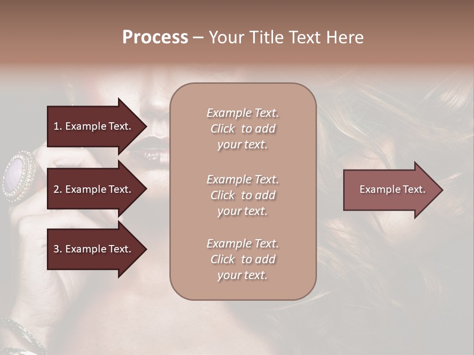 Healthy Shine Red PowerPoint Template