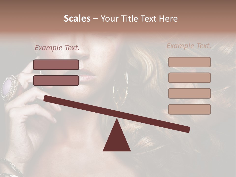 Healthy Shine Red PowerPoint Template