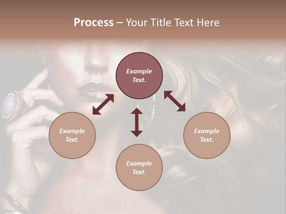 Healthy Shine Red PowerPoint Template
