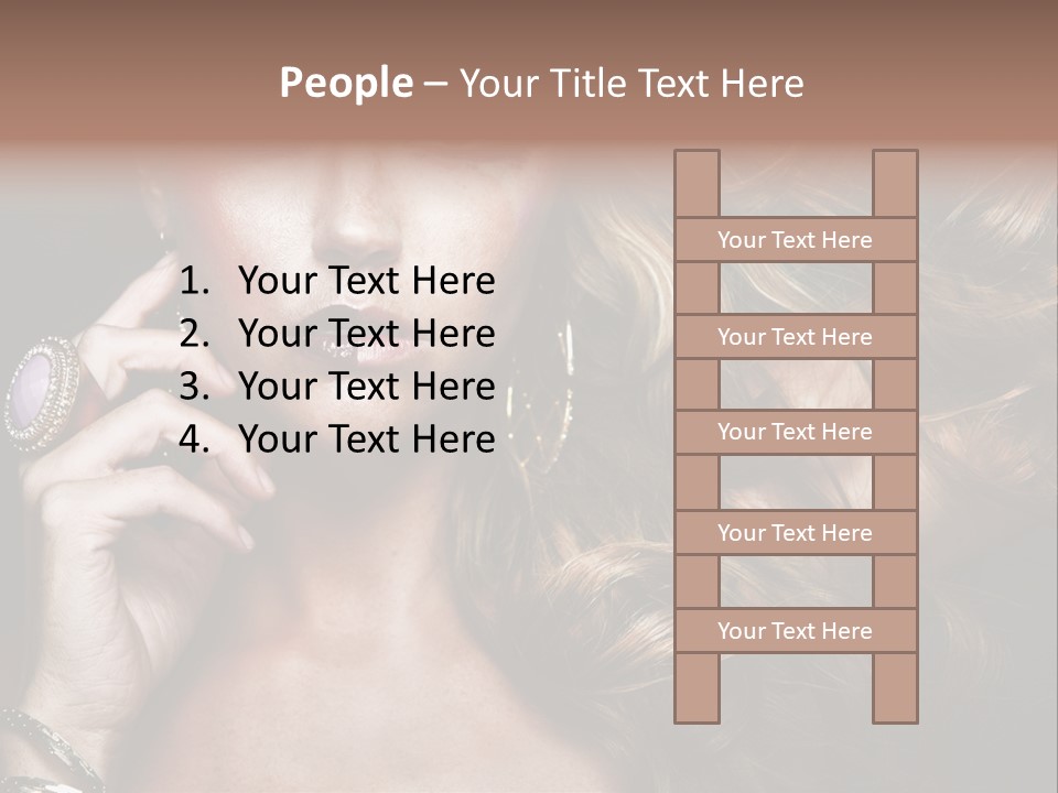 Healthy Shine Red PowerPoint Template