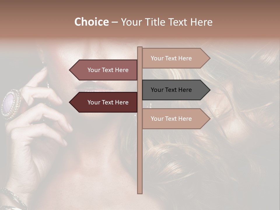 Healthy Shine Red PowerPoint Template