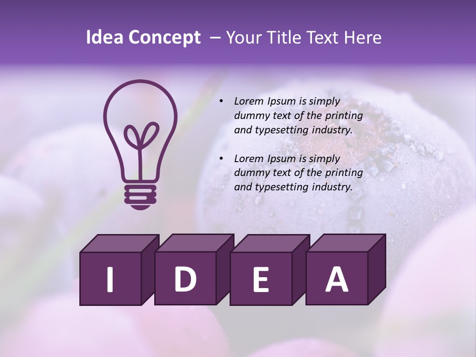 Nobody Red Snow PowerPoint Template