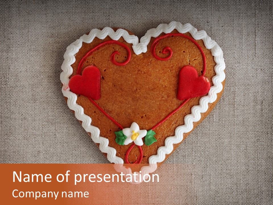 Sign Shape Romance PowerPoint Template