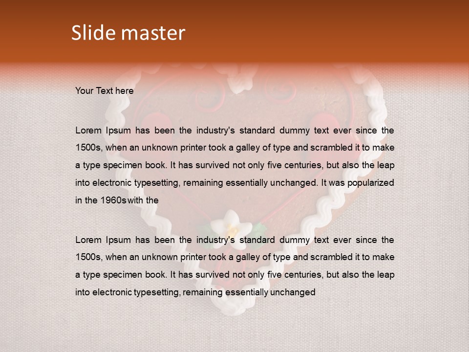 Sign Shape Romance PowerPoint Template