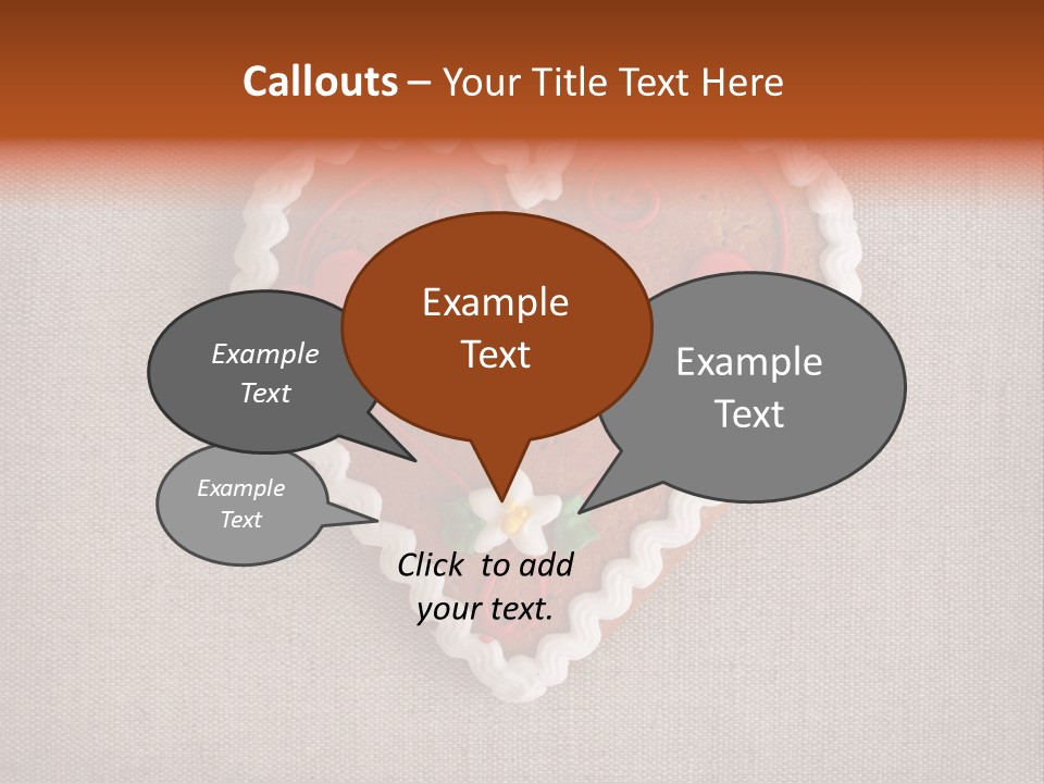 Sign Shape Romance PowerPoint Template