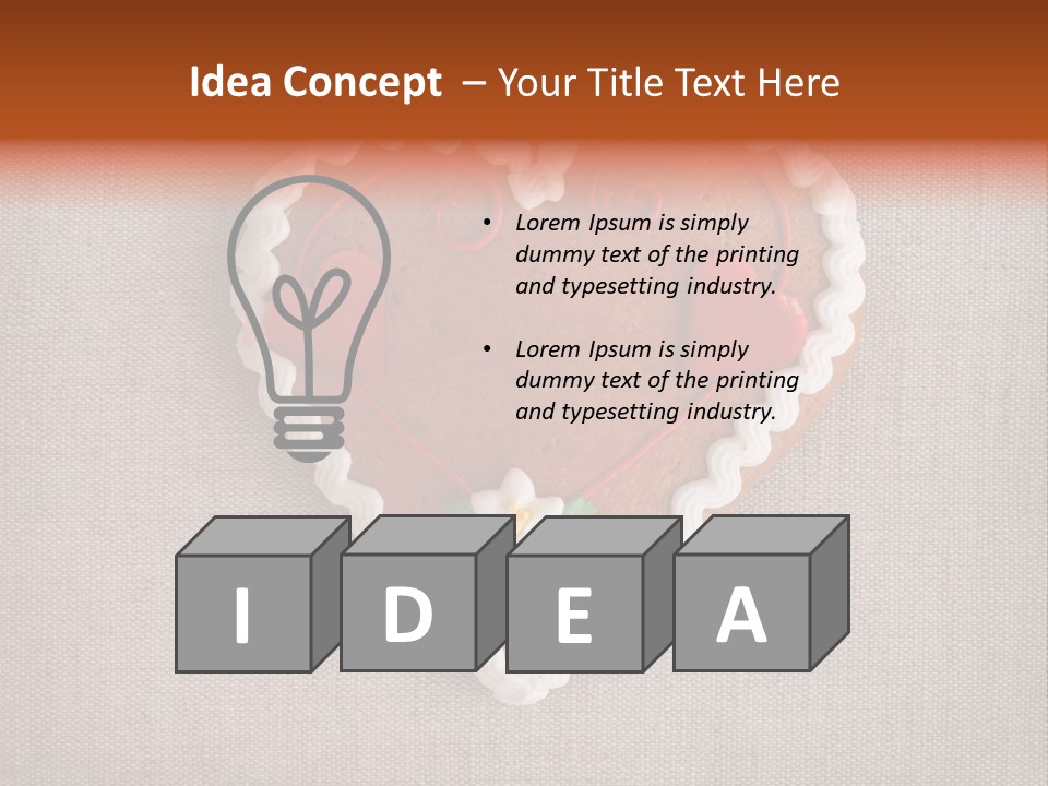 Sign Shape Romance PowerPoint Template