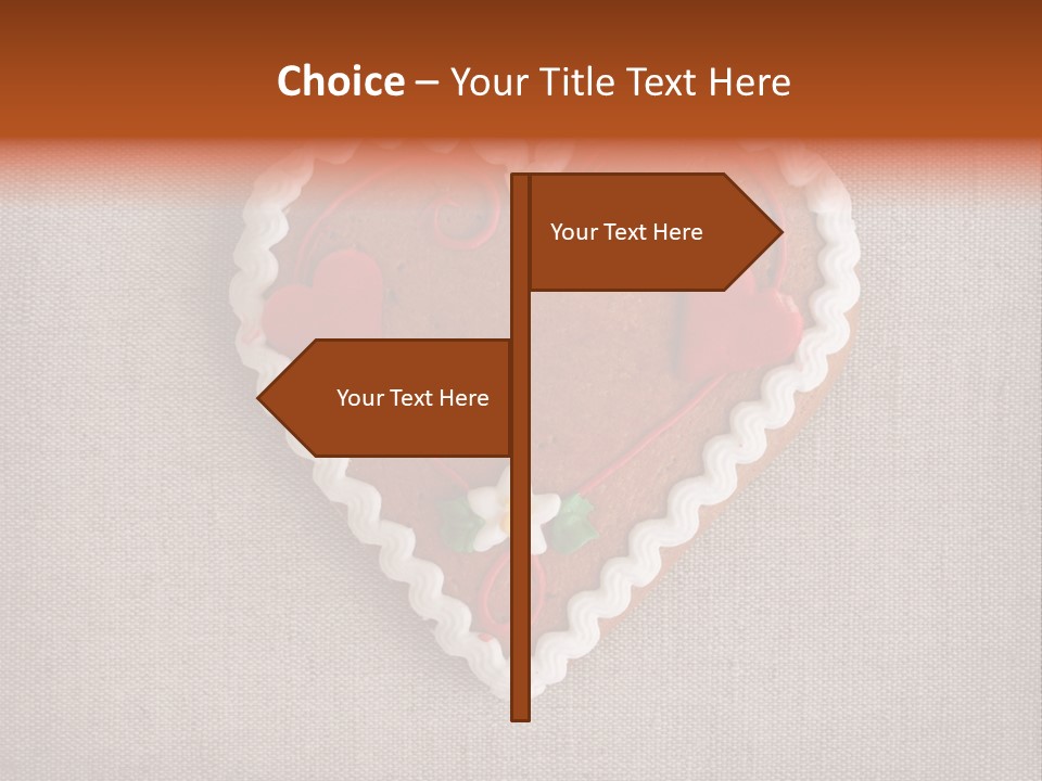 Sign Shape Romance PowerPoint Template