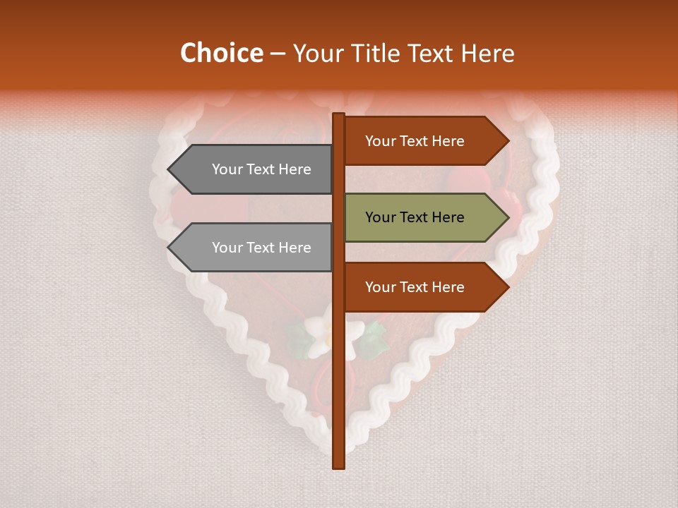 Sign Shape Romance PowerPoint Template