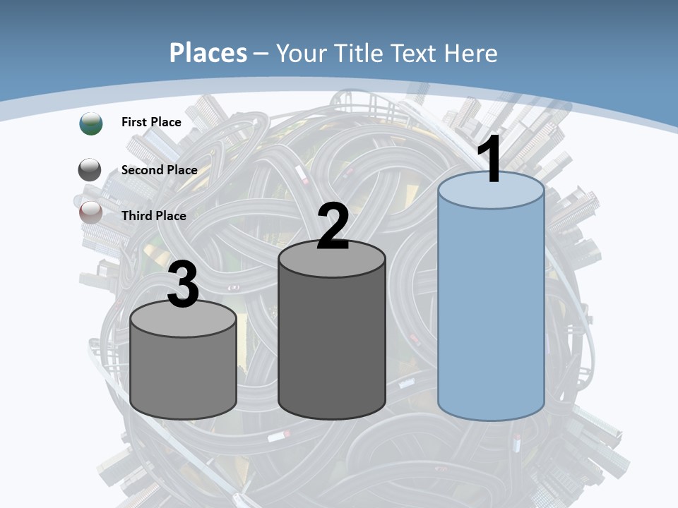 Chaotic Plane Travel PowerPoint Template