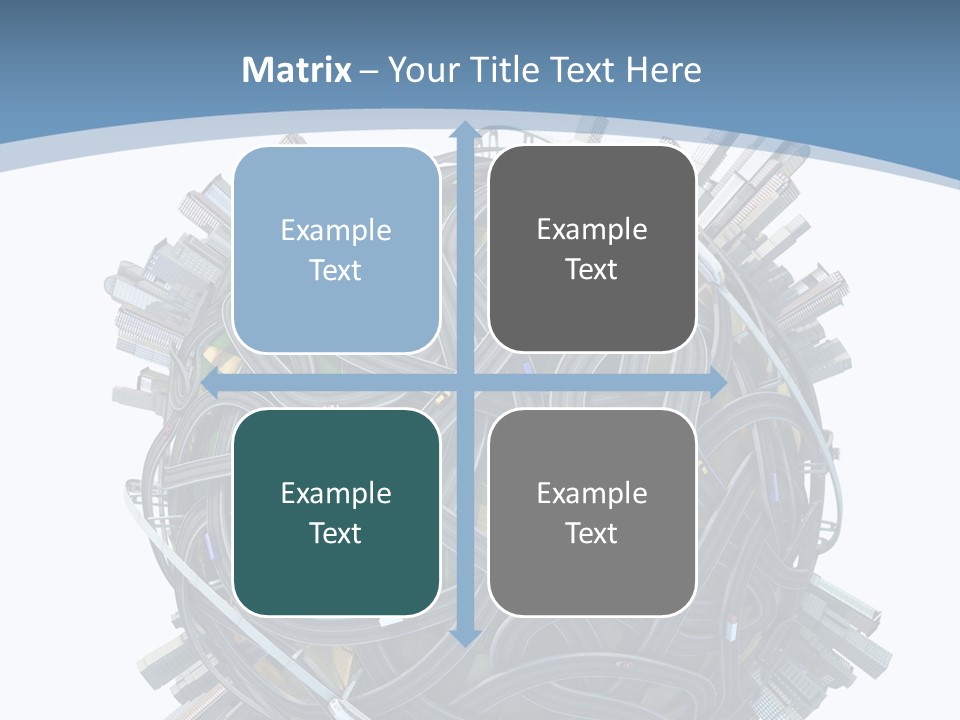 Chaotic Plane Travel PowerPoint Template