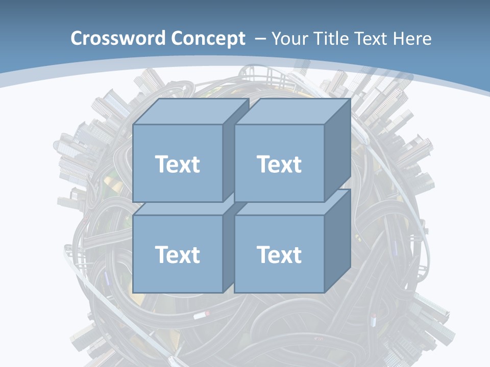 Chaotic Plane Travel PowerPoint Template