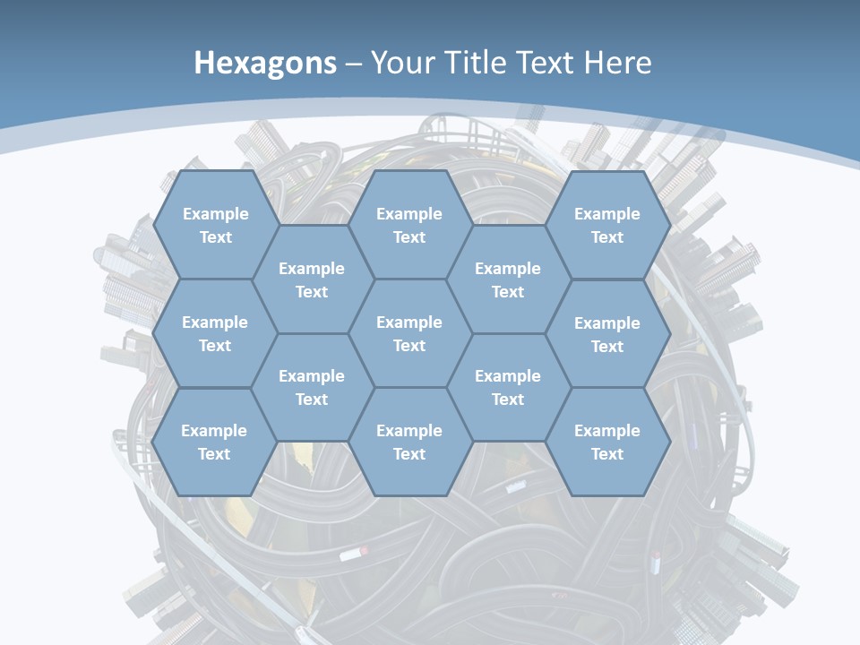 Chaotic Plane Travel PowerPoint Template