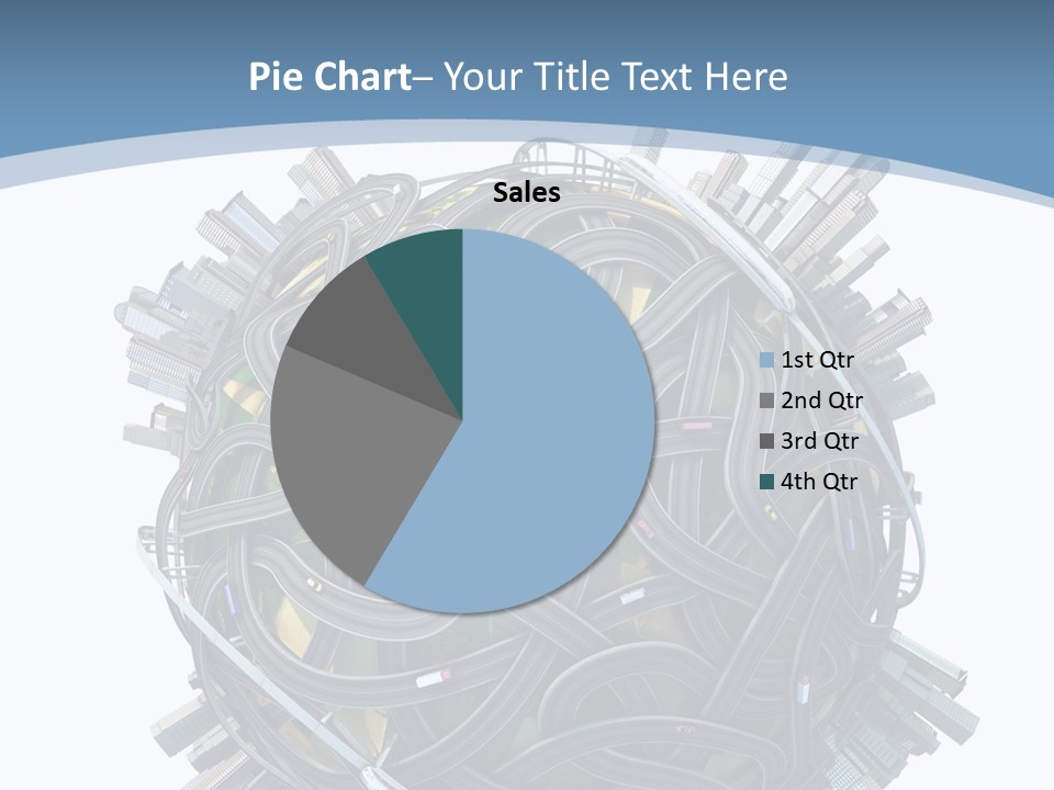 Chaotic Plane Travel PowerPoint Template