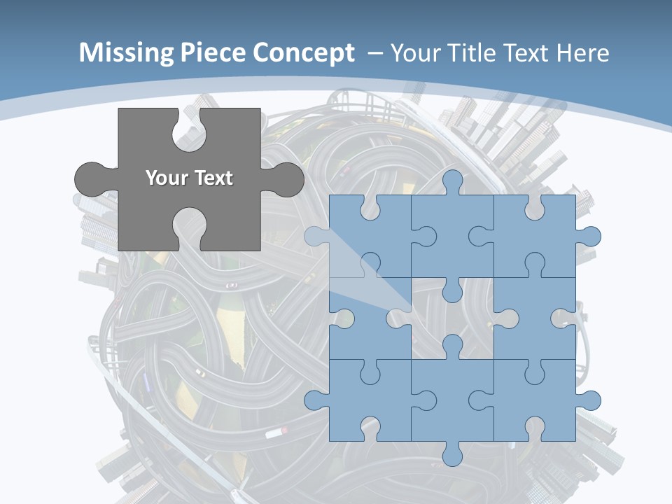 Chaotic Plane Travel PowerPoint Template