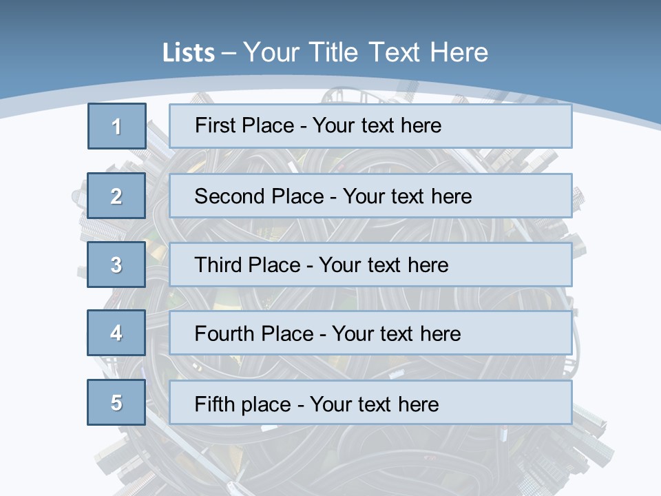 Chaotic Plane Travel PowerPoint Template