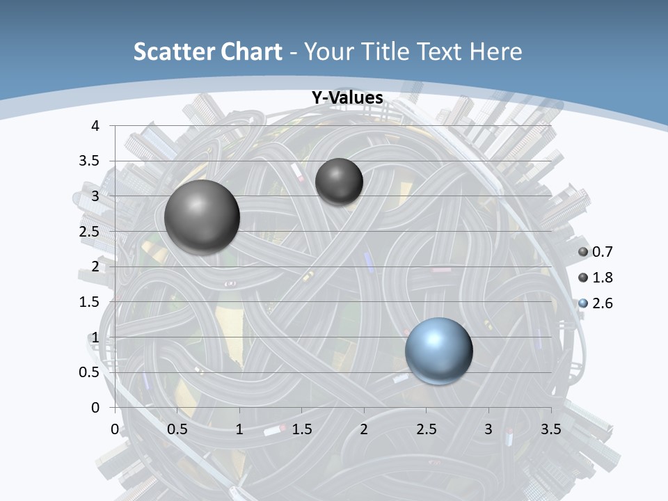 Chaotic Plane Travel PowerPoint Template