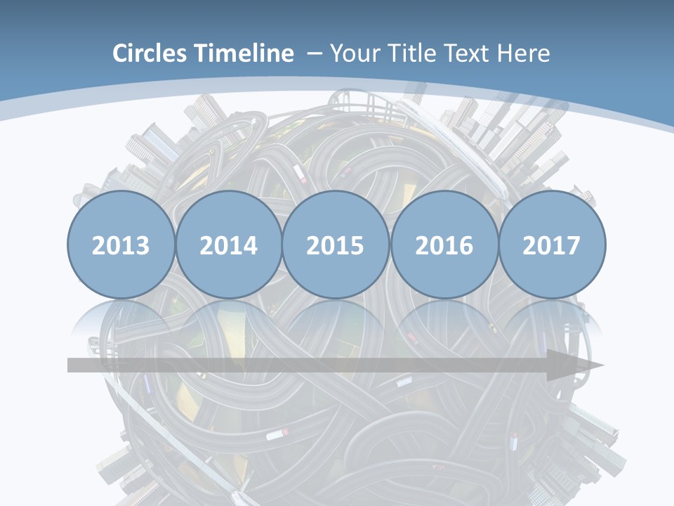 Chaotic Plane Travel PowerPoint Template