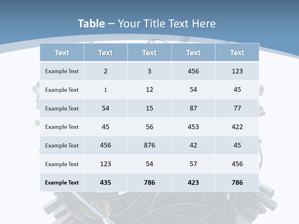 Chaotic Plane Travel PowerPoint Template