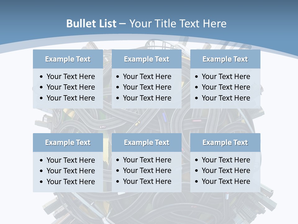 Chaotic Plane Travel PowerPoint Template