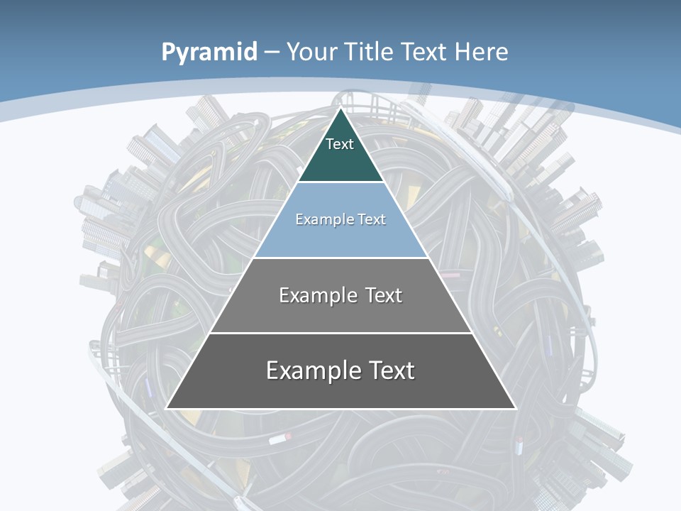 Chaotic Plane Travel PowerPoint Template