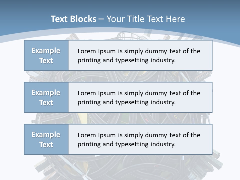 Chaotic Plane Travel PowerPoint Template