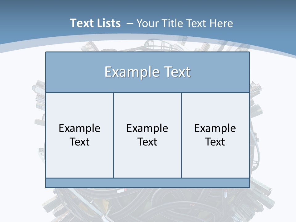 Chaotic Plane Travel PowerPoint Template