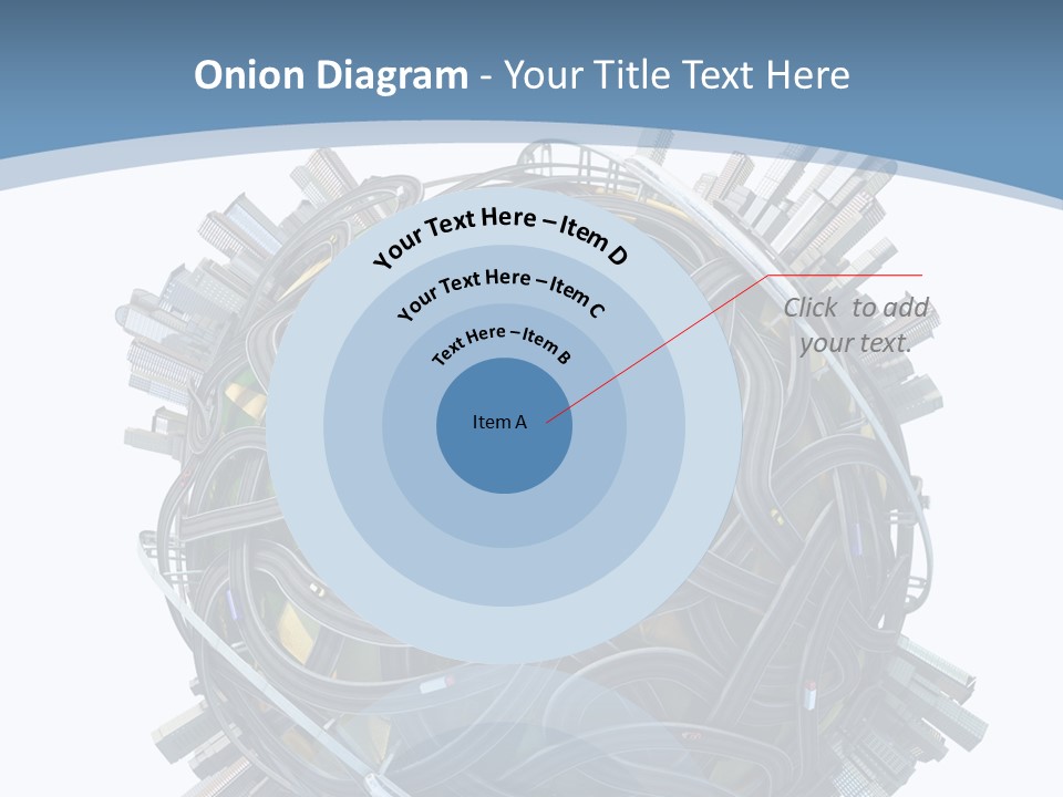Chaotic Plane Travel PowerPoint Template
