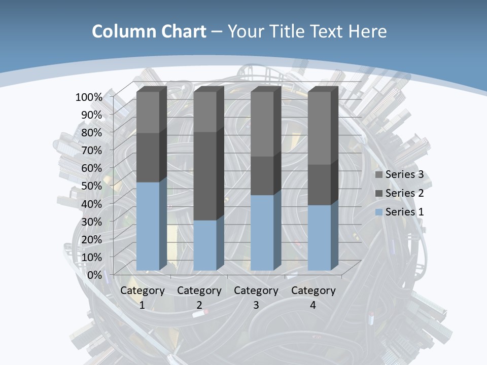 Chaotic Plane Travel PowerPoint Template