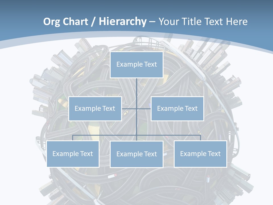 Chaotic Plane Travel PowerPoint Template