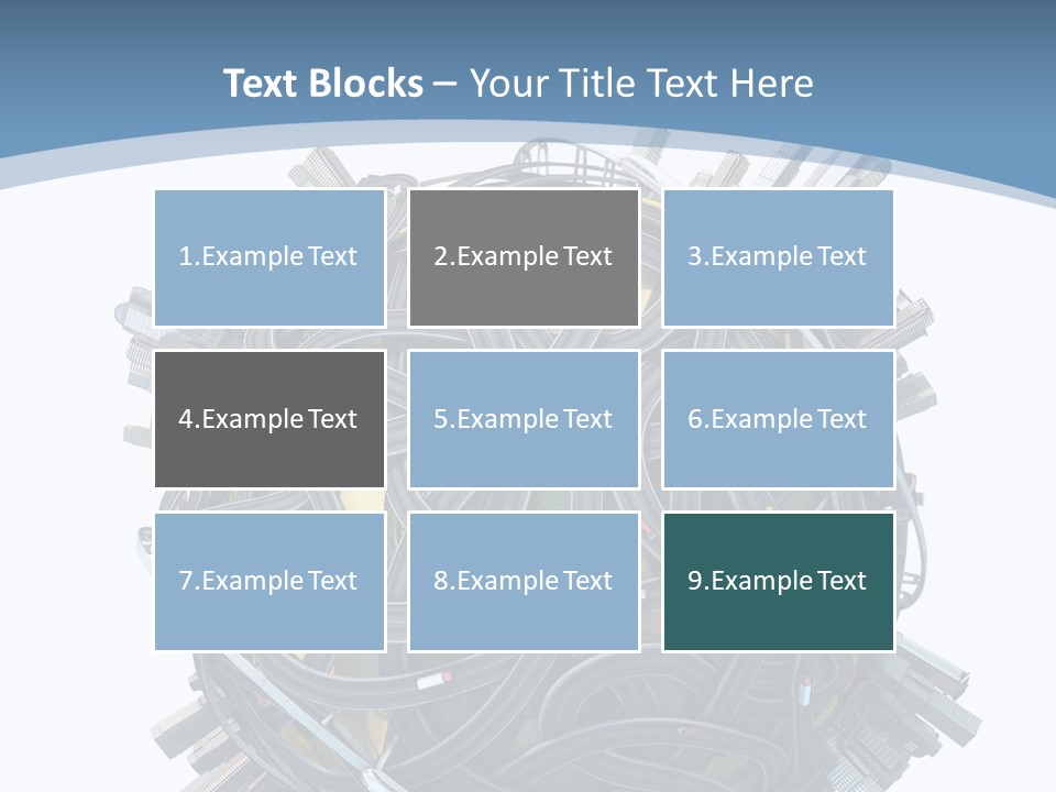 Chaotic Plane Travel PowerPoint Template