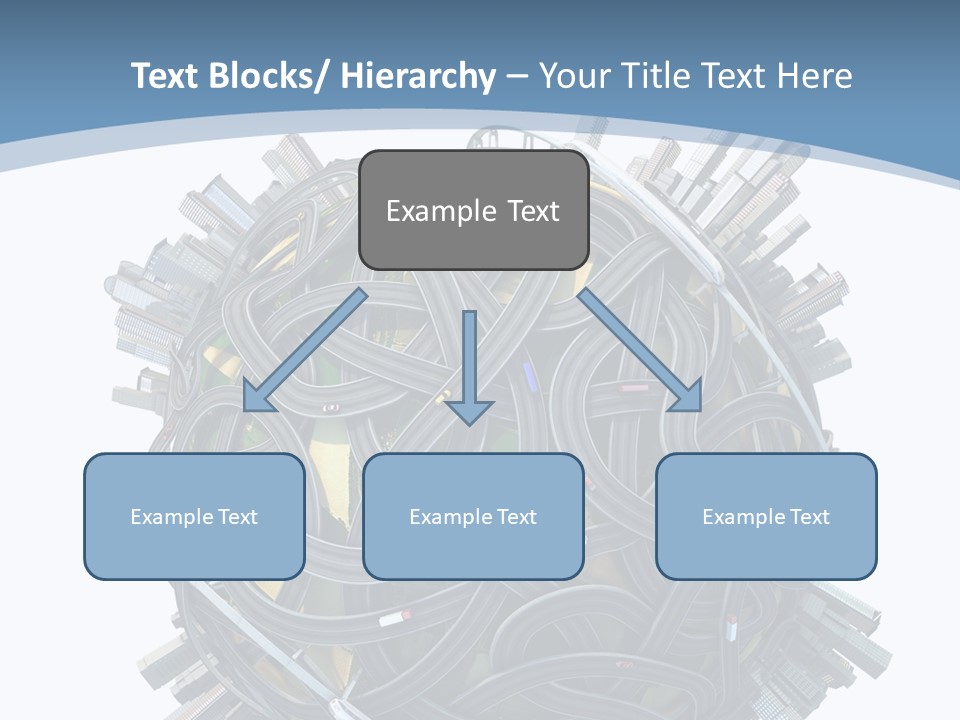 Chaotic Plane Travel PowerPoint Template