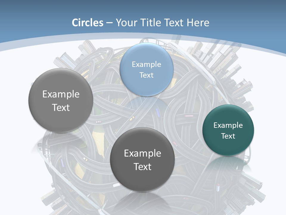Chaotic Plane Travel PowerPoint Template