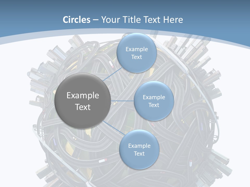 Chaotic Plane Travel PowerPoint Template