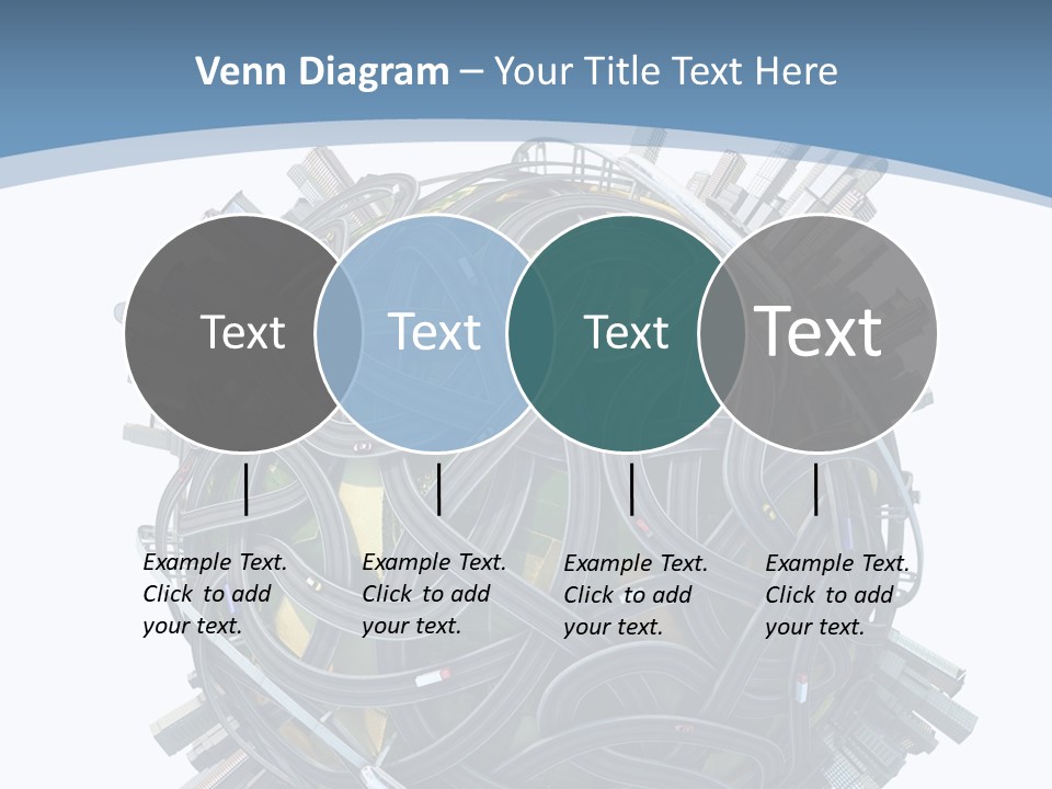 Chaotic Plane Travel PowerPoint Template