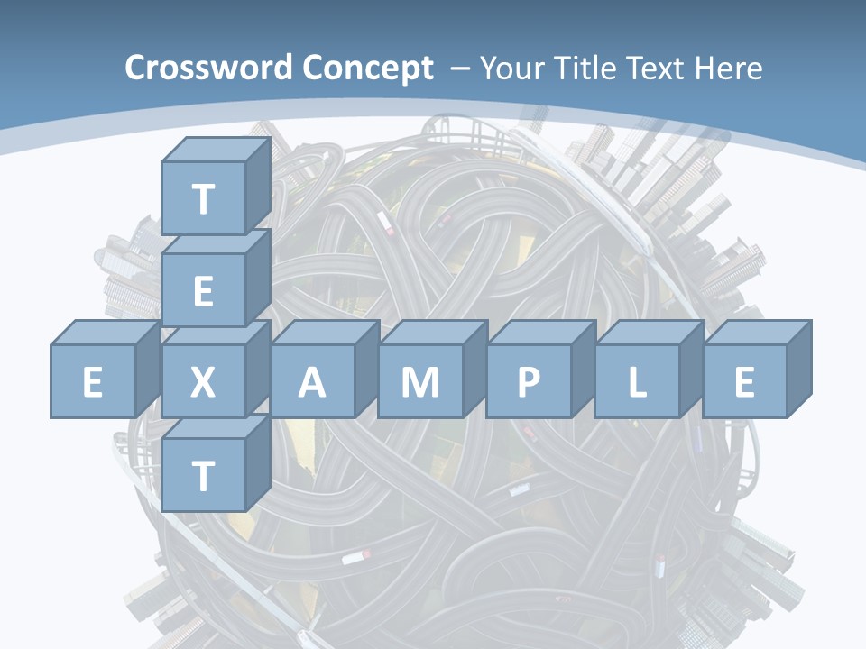 Chaotic Plane Travel PowerPoint Template