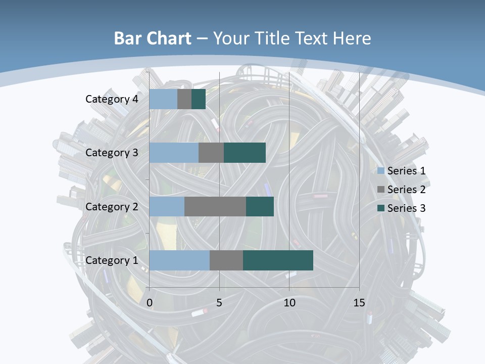 Chaotic Plane Travel PowerPoint Template