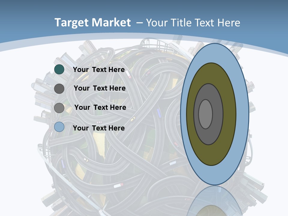 Chaotic Plane Travel PowerPoint Template