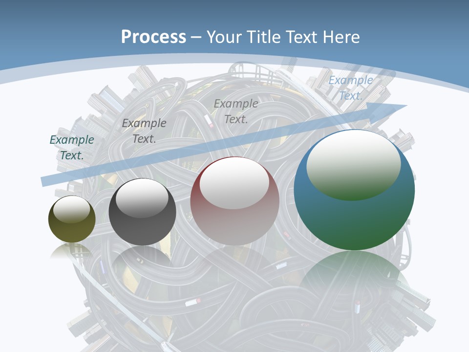 Chaotic Plane Travel PowerPoint Template