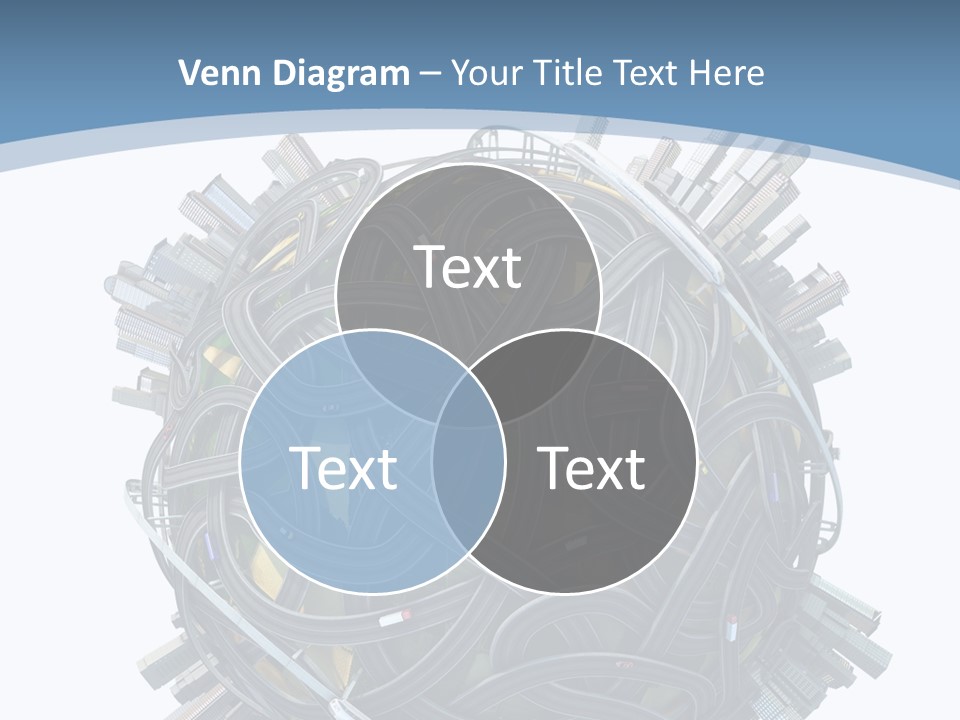 Chaotic Plane Travel PowerPoint Template
