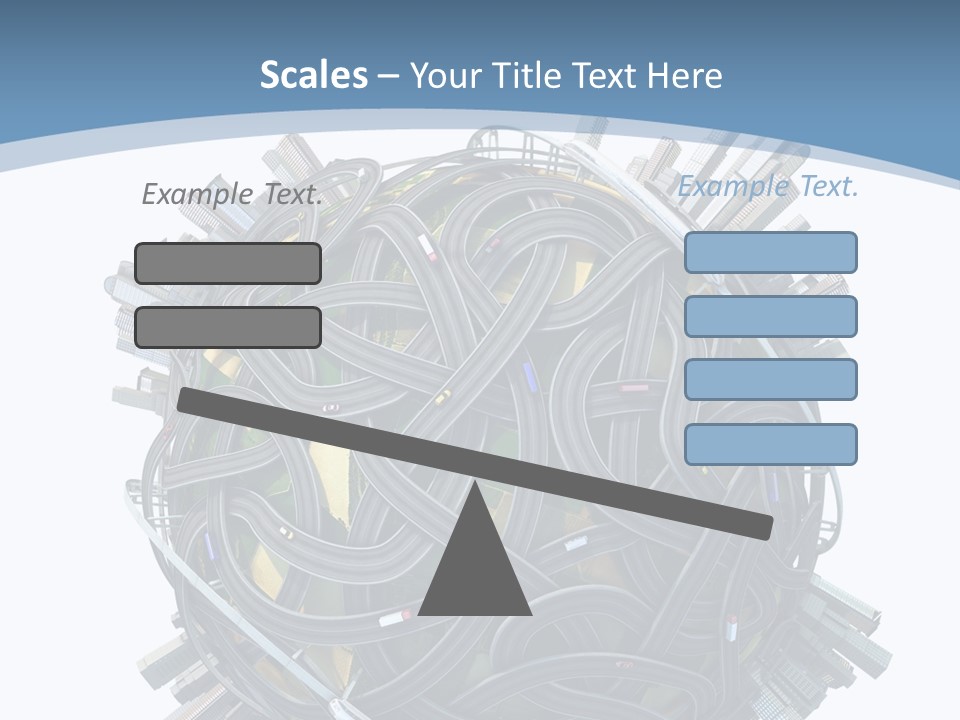 Chaotic Plane Travel PowerPoint Template
