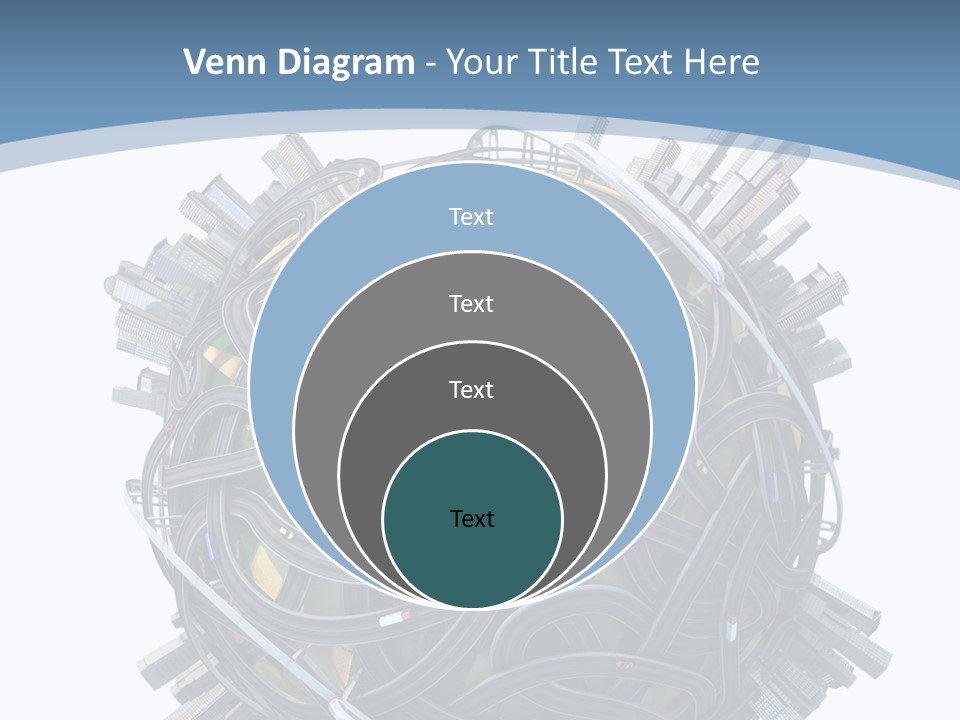 Chaotic Plane Travel PowerPoint Template