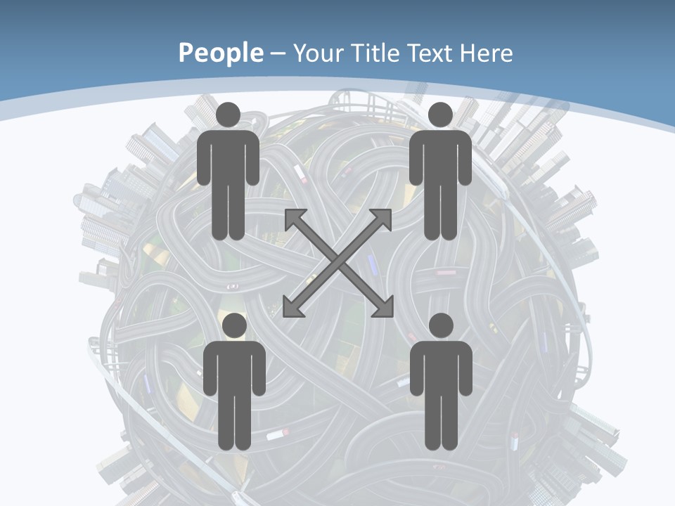 Chaotic Plane Travel PowerPoint Template