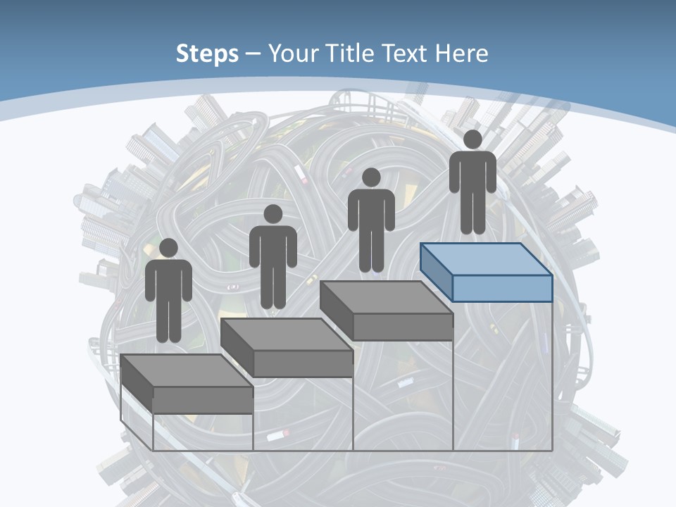 Chaotic Plane Travel PowerPoint Template
