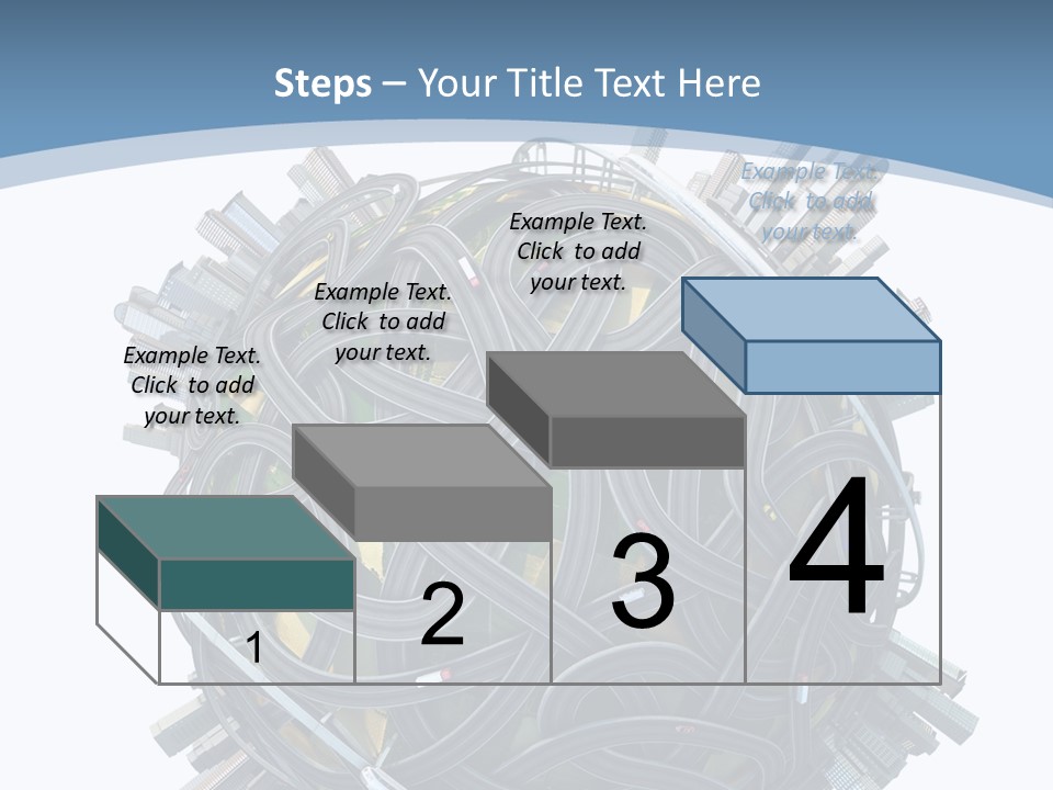 Chaotic Plane Travel PowerPoint Template