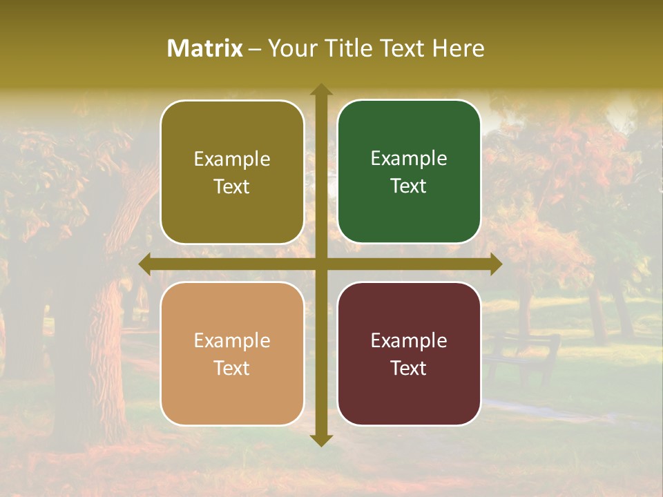 Detail Plants Green PowerPoint Template