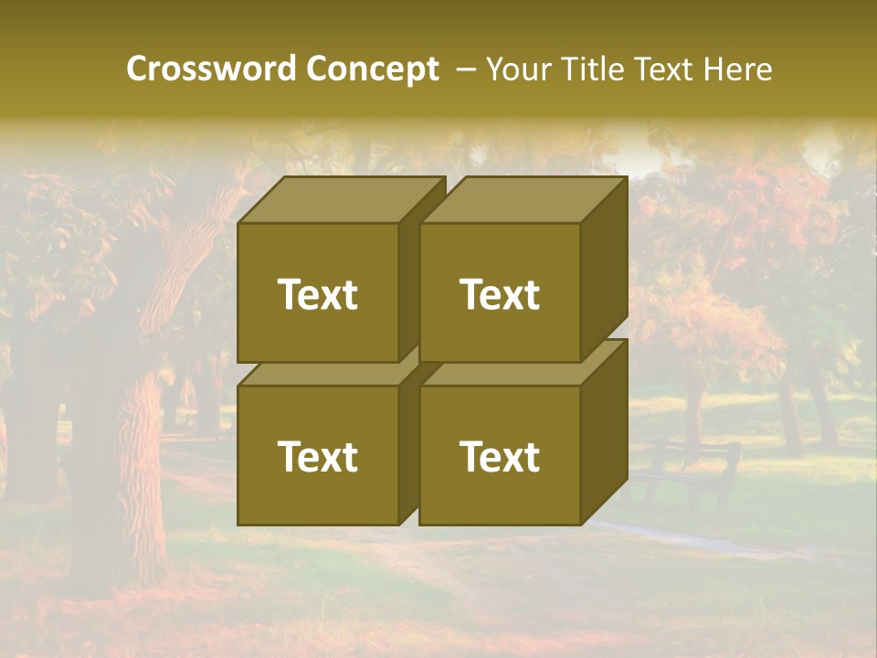 Detail Plants Green PowerPoint Template