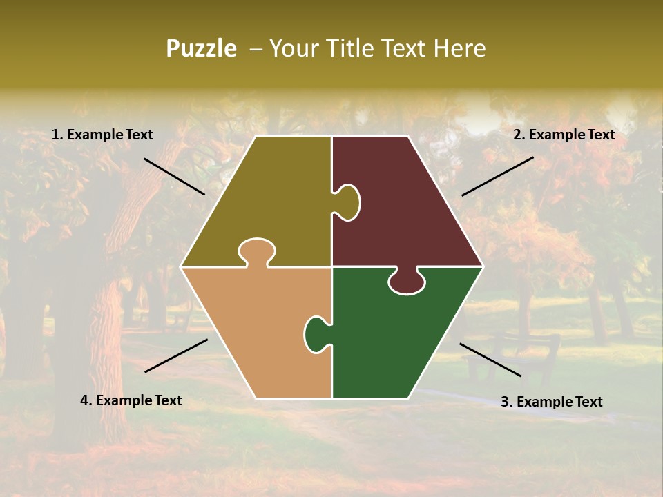 Detail Plants Green PowerPoint Template