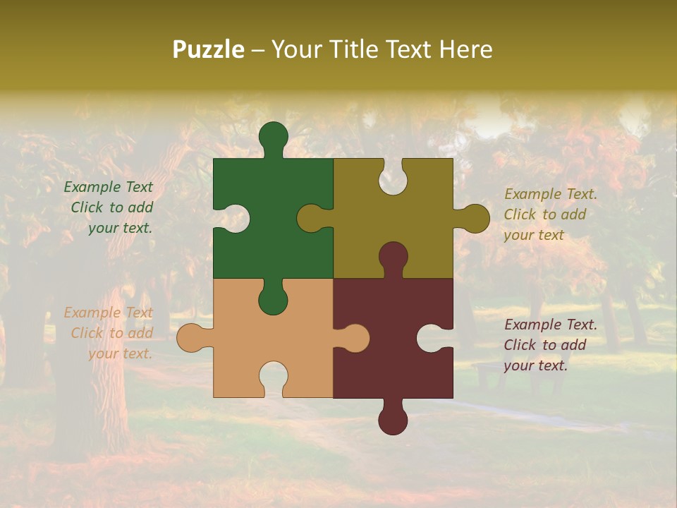 Detail Plants Green PowerPoint Template