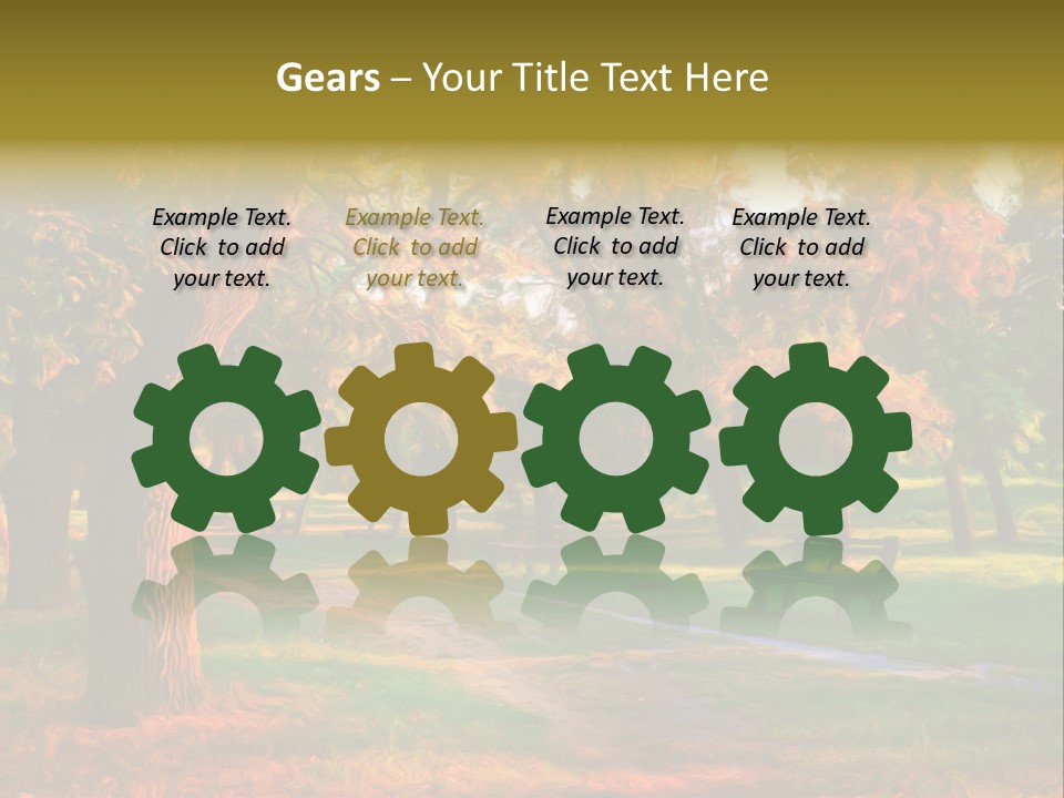 Detail Plants Green PowerPoint Template