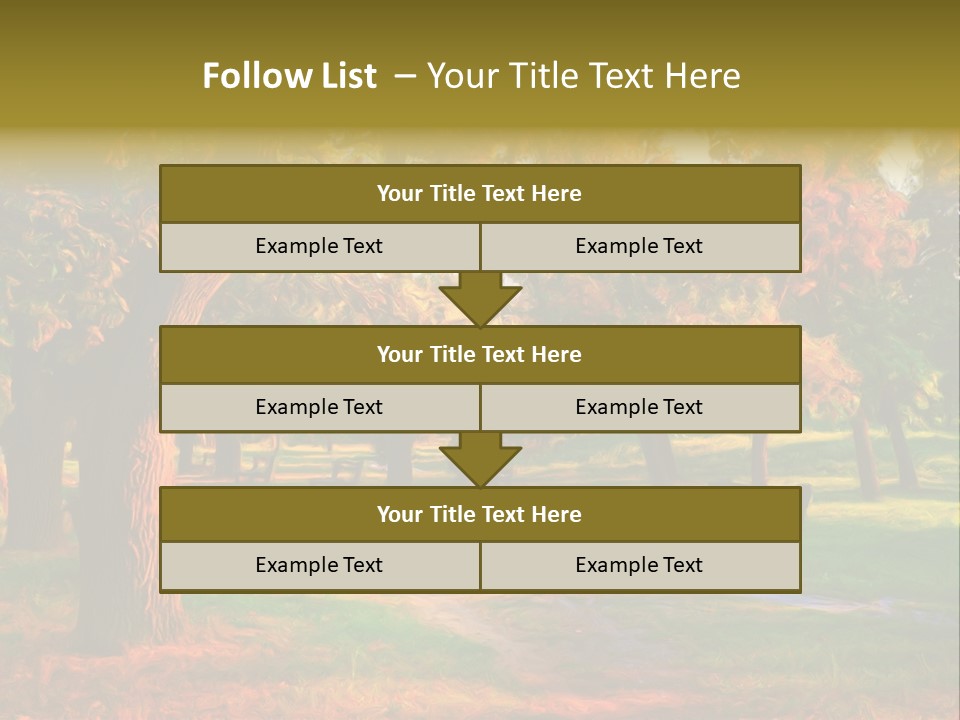 Detail Plants Green PowerPoint Template